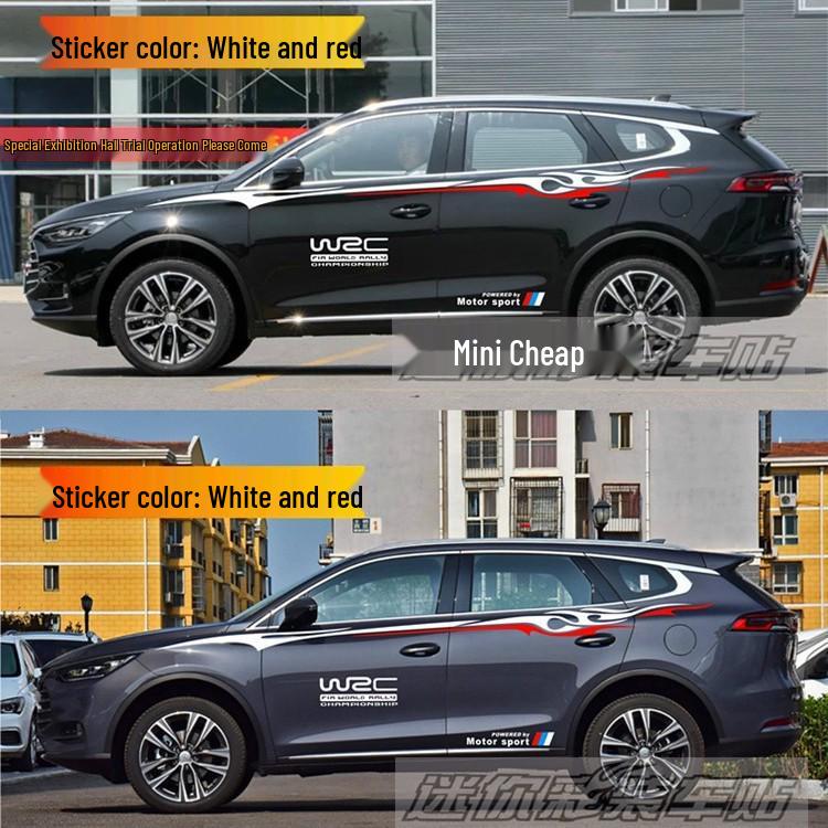 Customized BYD Song Pro and Tang 2nd Gen DM Pinstripes & Waistline Stickers for Personalization