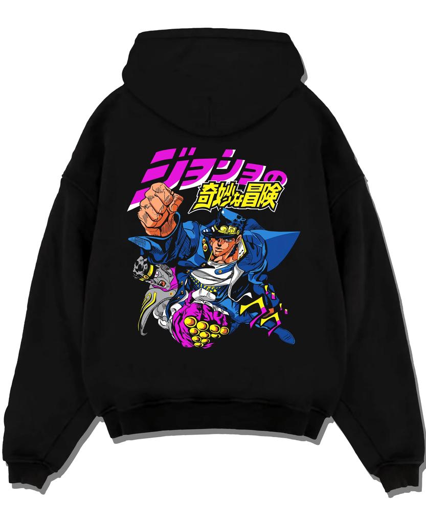 Dio Hoodie JoJo’s Bizarre Adventure Villain Retro Art Hoodie Black Printed Men Women Sweatshirt Oversized Pullover Tracksuit Female Male Clothing