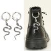 1Pair Tibetan Style Boot Shoe Charm Sophisticated Snake Shoe Pendant Dainty Keychain Charm Ornament Shoe Accessory