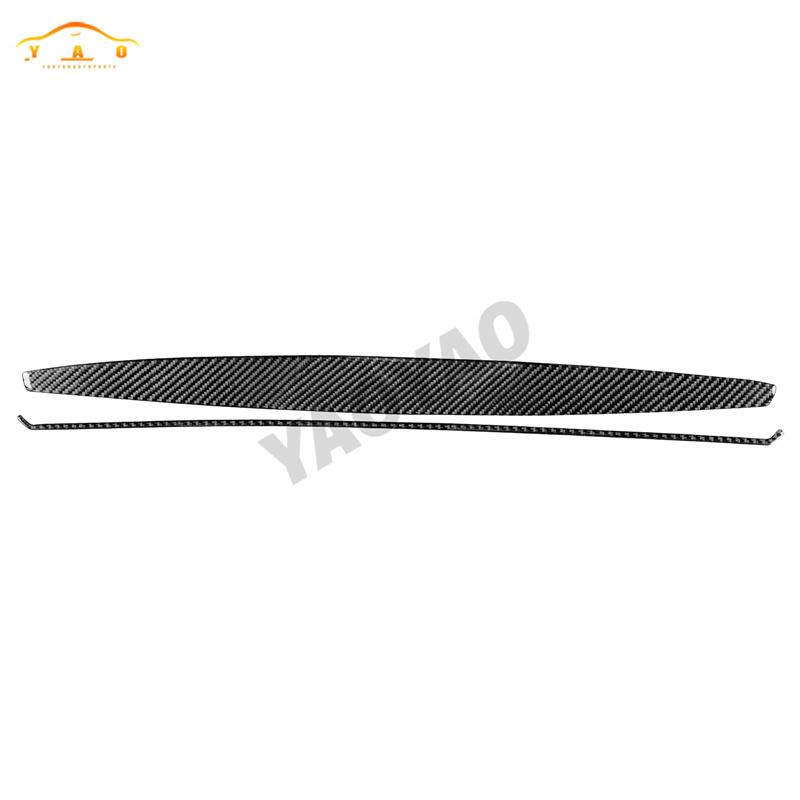 Carbon Fiber Glove Box Handle Co-Pilot Dashboard Panel Trim Strip Sticker For BMW E87 1 Series E87 E82 E88 2008-2013