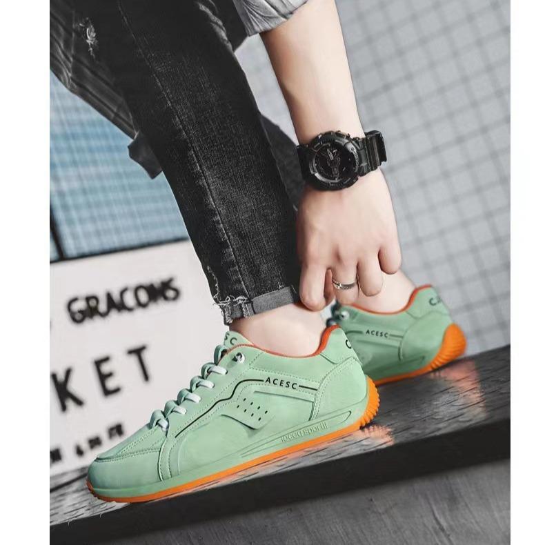 

Shoes men s 2025 new sports shoes fashion trend casual shoes breathable and lightweight Forrest Gump shoes foreign trade 39 зелёный
