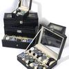 Lockable Jewelry Box 2/3/6/10/12 Grids Watch Display Box Watch Storage Box  Father's Day Gifts