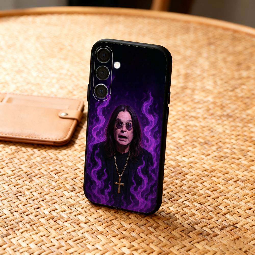 R-Rock Band O-Ozzy Osbourne  Phone Case For Samsung  A73,A21s,A22,A31,A32,A52,A53,A71,A80,Soft Black Shell