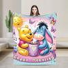 Winnie de Poeh Ezel Dekens Fleece Zomer Airconditioning Cartoon Lichtgewicht Dunne Plaid Dekens voor Huis Auto Vloerkleed Stuk
