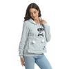 Women's Casual Animal Print Long Sleeve Plus Size Hoodie