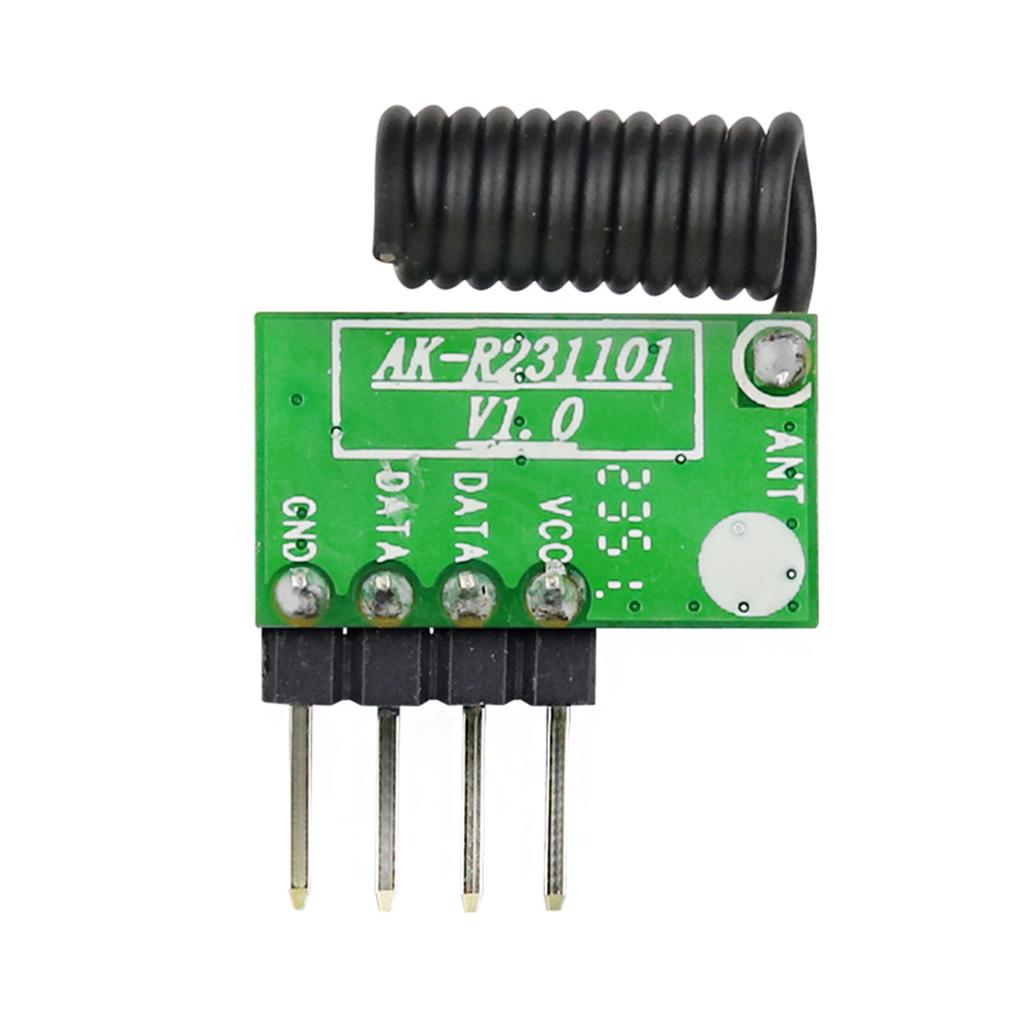 433/315Mhz 3V~5.5V Receiver Highs Frequency Super Regenerative Transceiver Module for Burglars Alarm DIY
