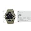 CASIO Standard Digital Watch HDC-700-3A3VDF Men's Black Green Resin 10 ATM Water Resistant