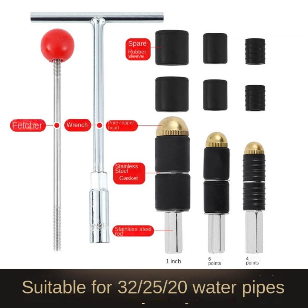 20/25/32 Hot-melt Water Stop Pin Metal Repair Plumbing Tool Set Water Stop Needle  Water Pipes
