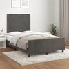 VidaXL Bed Frames with Headboard, Upholstered Bed, Double Bed, Adult Bedroom Interior Bed, Modern, Grey 3270567