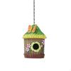 Resin Birdhouse Vintage Style Decorative for Garden, Yard, Outdoor