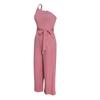Off Shoulder Strap Jumpsuit Women's Spring Summer Temperament Commuting Solid Color Straight Pants