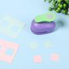 Square Postage Stamp Puncher Portable Stamp Hole Punch Tool Precise Crafting Paper Punch for Scrapbooking Message Card Bookmark