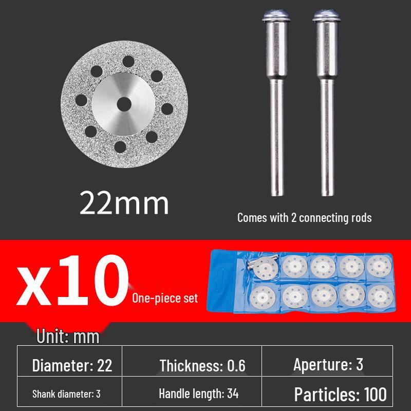 Diamond Blade for Jade, Ceramic, and Glass Cutting - Toothless Saw for Grout Cleaning and Gap Filling with Electric Grinder