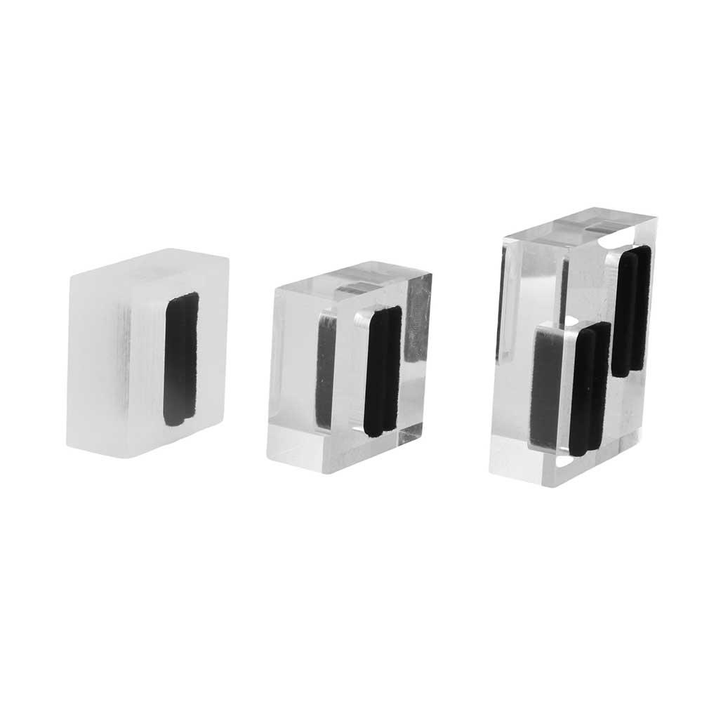 End Single Double Transparent Frosted Rings Organizer Rings Holder Rings Display Stand Jewelry Shop