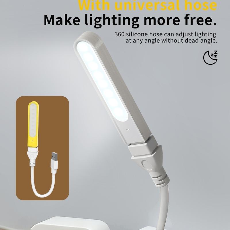 USB Reading Lamp Flexible Mini Light for Laptop Dimmable Reading Light LED Light Notebook Reading Lamp Home Office