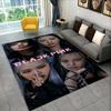 Kpop Girls 3D B-black and Pink-k HD Rug Carpet for Living Room Bedroom Home Decor,Floor Mat Non-slip Decoration for Sofa Doormat