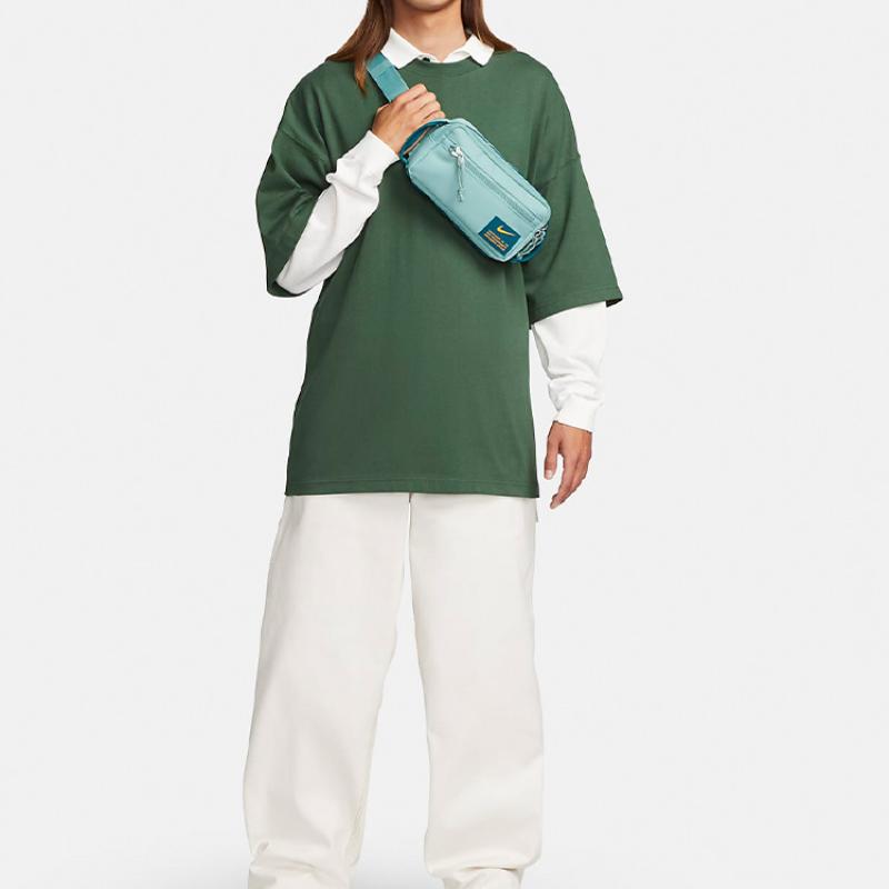 Nike Fabric Fanny Pack Regular Unisex Mica Green Casual DR6127-309