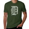 Love Detroit D with Street Names D Outline Shirt T-Shirt sweat Aesthetic clothing t shirts for men graphic