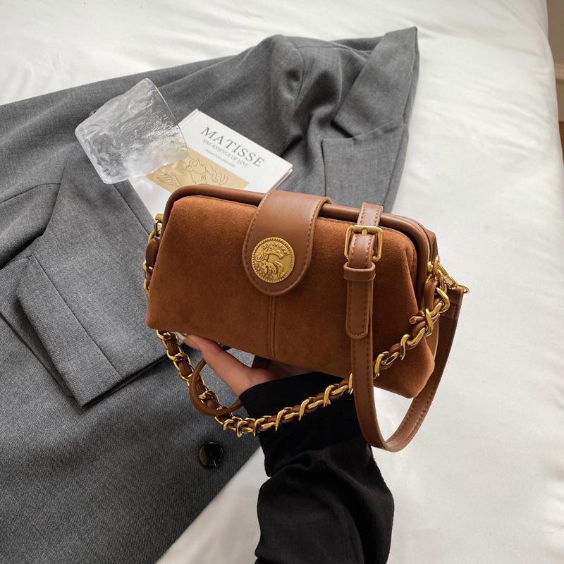 Small bag women's new summer matte chain doctor bag high-end niche shoulder messenger bag