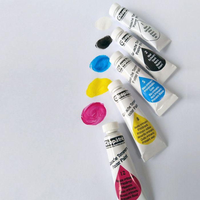 Gouache 10 ml 5 tubes