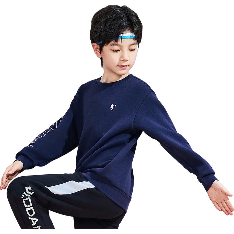 Jordan Kids Round Neck Long-Sleeve Sweatshirt 100