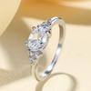 Simple light luxury Korean ring for women, elegant engagement wedding ring, gentle single ring
