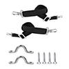 Reliable Down For Tie Straps Boats With Snap Hook Adjustable Marine Support