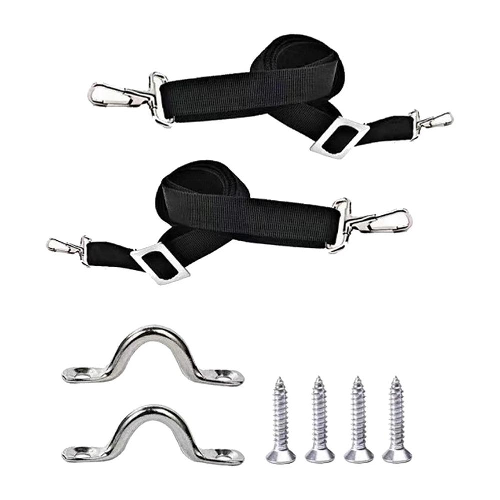 Reliable Down For Tie Straps Boats With Snap Hook Adjustable Marine Support