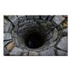 3D Rugs Optical Illusion Anti-Slip Hole Doormat 3D Illusion Hole Rug for Christmas Halloween Bedroom Living Room Bathroom