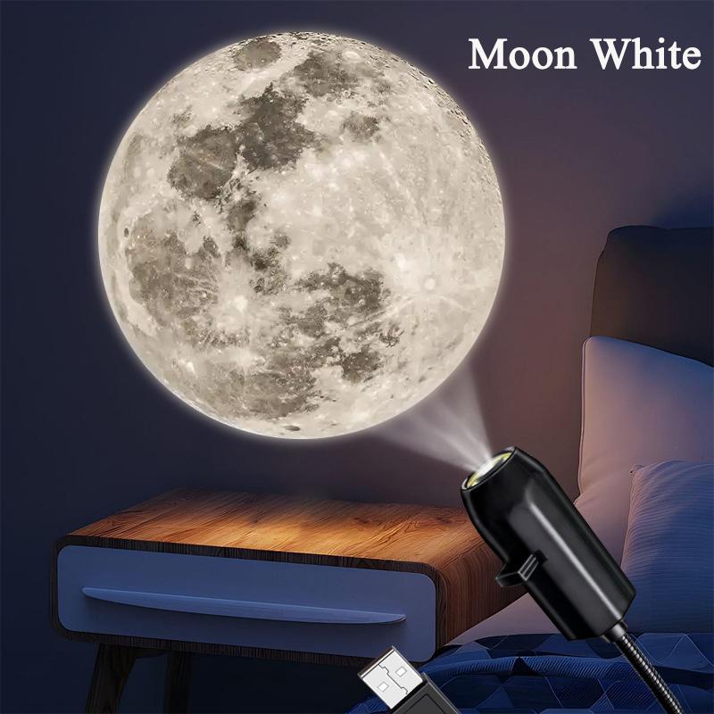 

Halloween Skull NightLight Ghost LED USB Projector 360° Rotatable Switchable Pattern Design Dark for Ceiling Wall Night Ambiance
