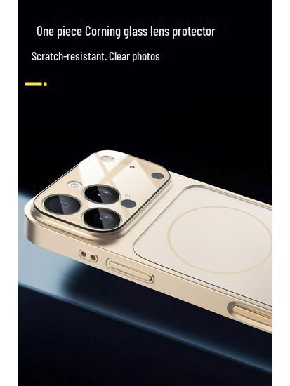 Corning Mattiertes Magnetisches Hautgefühl Glas Stoßfestes Case für iPhone 17 Pro Max