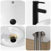 Wall Mounted Washbasin Vanity Unit Artisan Oak