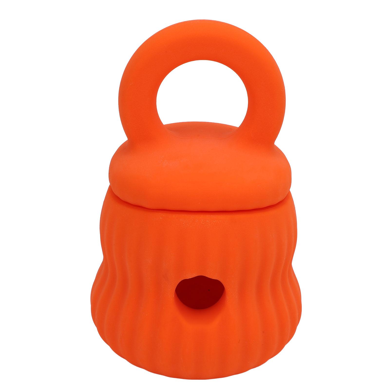 

Игрушка для медленного кормления собак интерактивная силиконовая термостойкая предотвращает проблемы с пищеварением снижает беспокойство S Orange