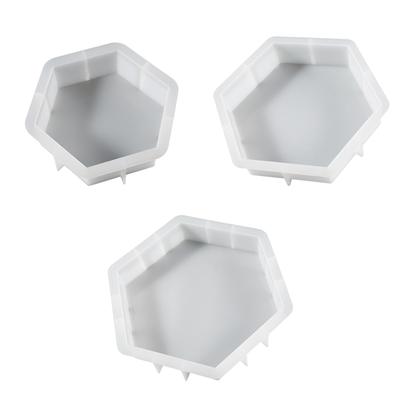 Large Medium Small Resin Mould Upgrade Hexagonal Silicone Mould for Preserving Flowers Diy Wedding Valentine's Day Gifts