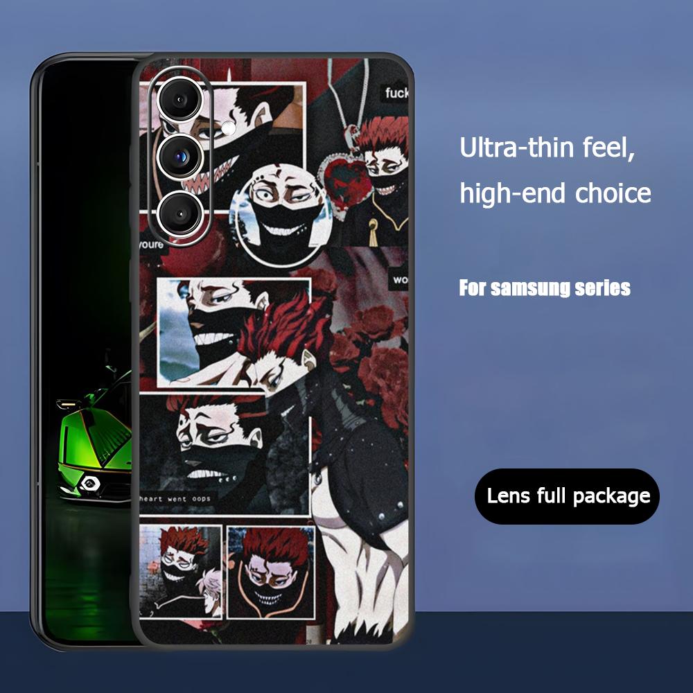 

Популярный Аниме Чехол для телефона Zora Ideale Для Samsung Galaxy S25 S24 S23 S22 S21 S20 Plus Ultra Note20 Мягкий Черный Samsung S22