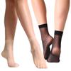 10/20pairs Transparent Summer Socks Ultrathin Women Nylon Ladies Female Short Ankle Meias Elastic Crystal Spring Silk Sox
