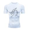 Dragon Head 2026 Men Sports T Shirt Training Jogging Running Workout T Shirt Compression Rashguard Tops Tee Short Sleeve T Shirt