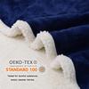 Pet Waterproof Sherpa Blanket - Paw Print Design, All-Season Warmth
