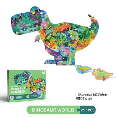 Educational Dinosaur & Alien Puzzle for Ages 3-6 - Children's Early Learning Toy