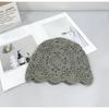 25 Early autumn retro handmade knitted hat hollow hook-up pullover hat versatile bag head hat tide