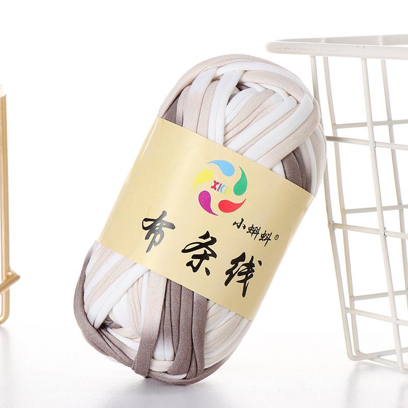 Needlework Knitting Crochet Yarn Printed Fabric Strips Line Colorful Segment Dyed Fabric Strips Line Handmade Diy Knitting Yarn Ball