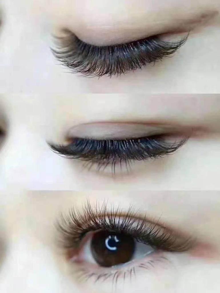 Matt-schwarze Y-förmige Grafting-Falsche Wimpern 0.07 - Weiche, hochwertige YY-Wimpernverlängerungen