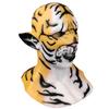 New Version of Fierce Tiger Headgear The Latex Mask of the Tiger Demon from Journey To the West Tricky and Scary Tricks At Bar Parties