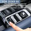 FOR ZEEKR 9X Silicone Patch for Central Control Buttons Interior Seat Buttons, Anti Scratch and Anti Drip Decorative Accessories