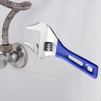 Adjustable Wrench Short Shank Lightweight Plumber for Garage DIY Home 6 Inch