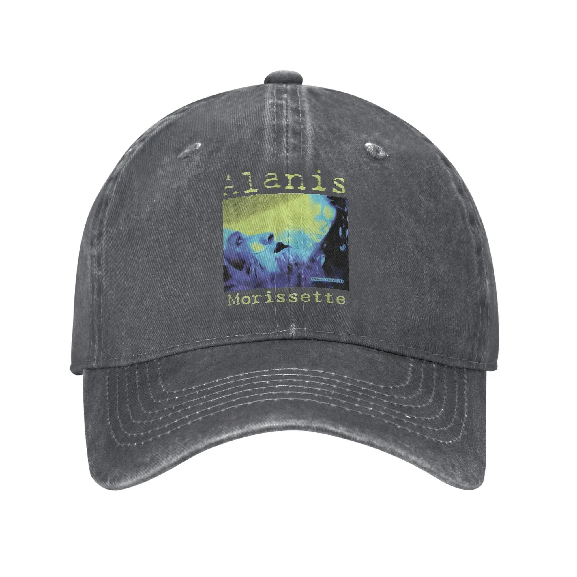 

Alanis Morissette Very Deep Ocean Baseball Caps for Men Women Distressed Denim Snapback Cap Singer Outdoor Unstructured Soft Hat Adjustable