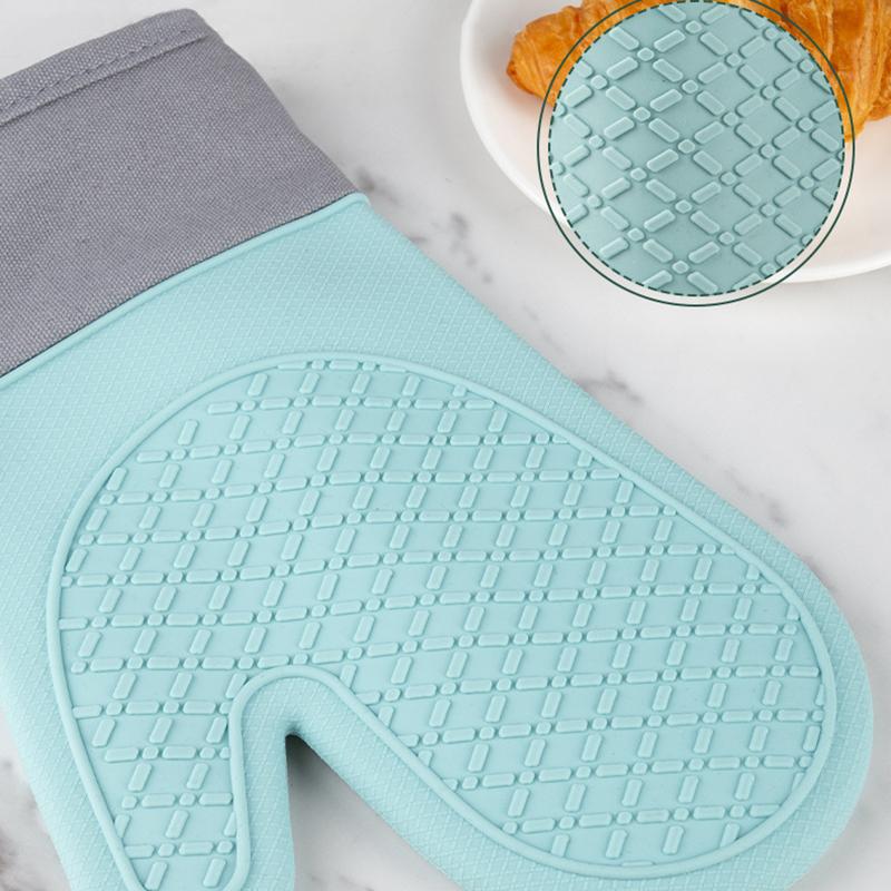 Roztomilé silikonové kuchyňské rukavice na jednoruční rukavice Izolace tepelně odolné rukavice do trouby Mikrovlnné rukavice Nástroje na pečení