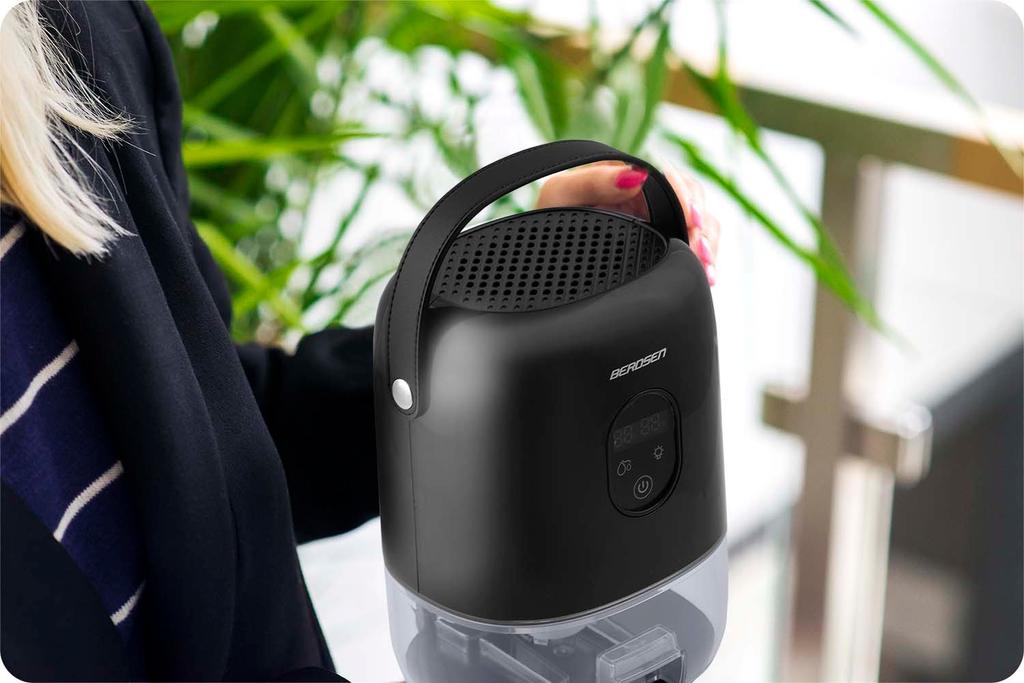 Berdsen Br-10B Black Air Dehumidifier - Moisture Absorber