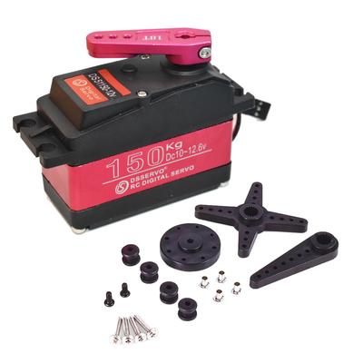 HiRCgo DS51150 150KG Digital RC Servo, 12V High Voltage, High Torque, Full Metal Gear Steering Servo with 18T Servo Arm, 270 Degrees, for 1:5 Scale