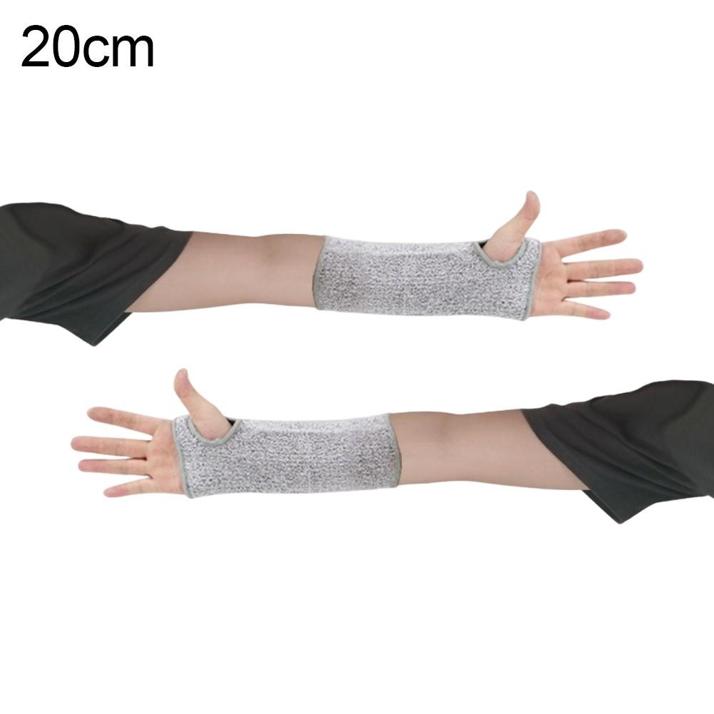 Level 5 Cut Resistant Sleeves Pair for Industrial Kitchen and Garden Use 20cm